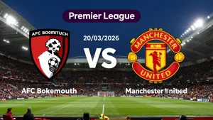 AFC Bournemouth vs Manchester United FC - Premier League - 20 de marzo de 2026
