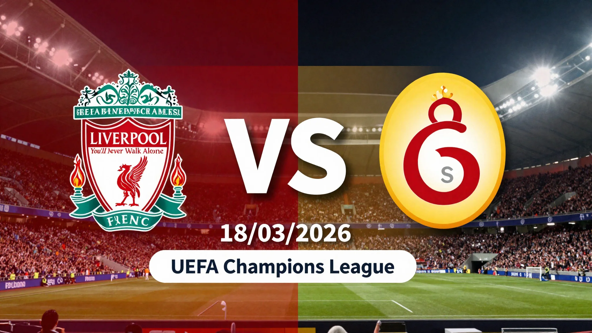 Liverpool FC vs Galatasaray SK - UEFA Champions League - 18 de marzo de 2026