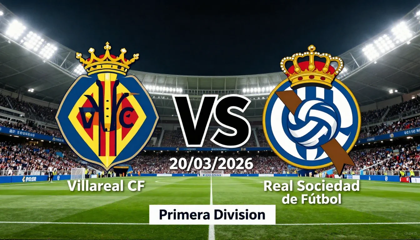 Villarreal CF vs Real Sociedad de Fu00fatbol - Primera Division - 20 de marzo de 2026